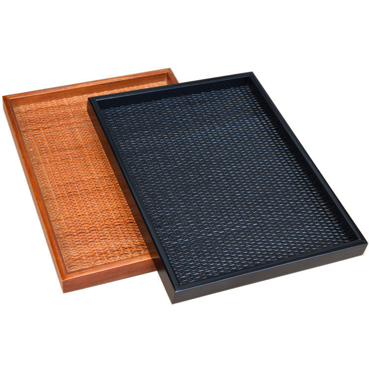 Detail of the rattan weave pattern