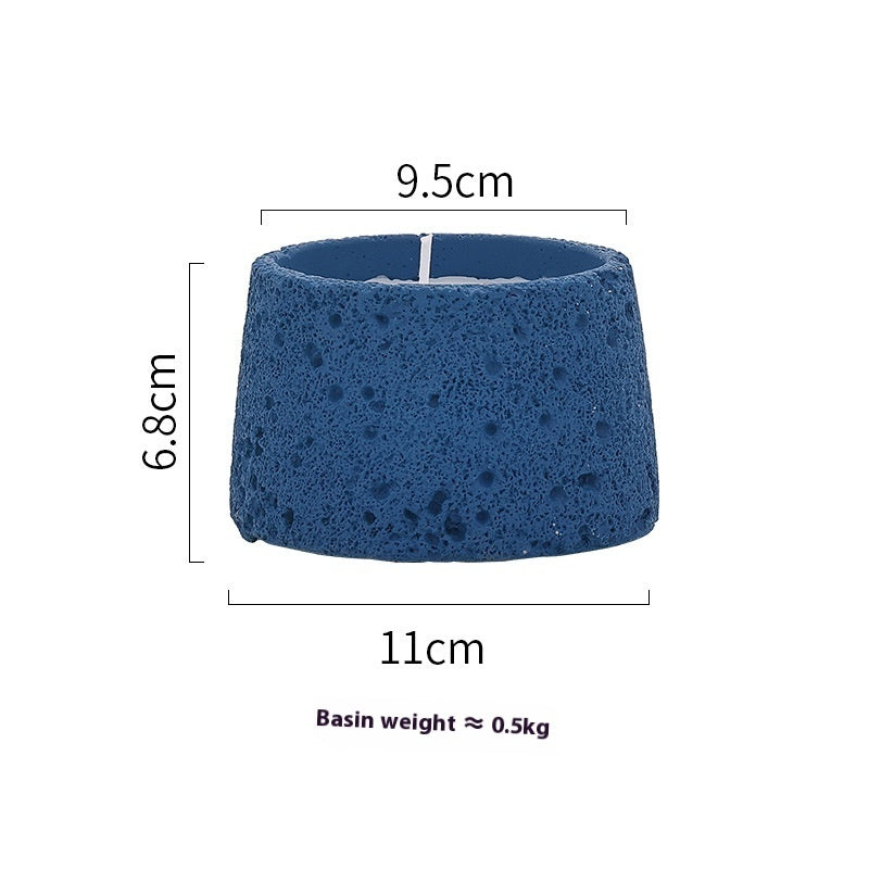 Side profile of the cement holder