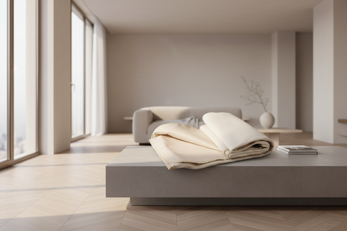 Cream Waterproof Outdoor Blanket