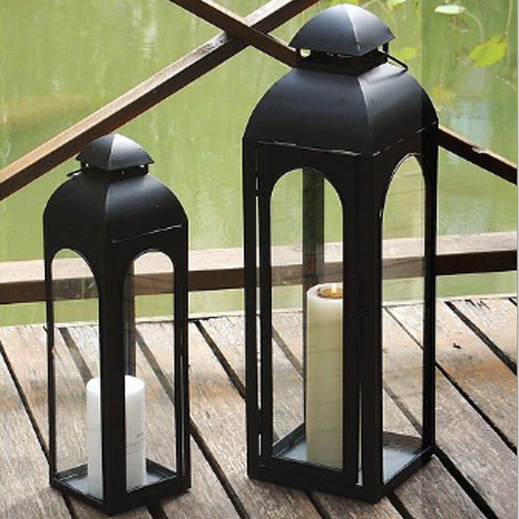 Lantern with carry handle visible